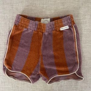 Sproet & Sprout Size 3T Terry cloth striped shorts